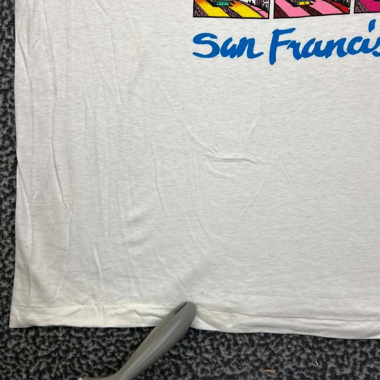 Anvil Vintage San Francisco Shirt Men XL White Anvil Short Sleeve Size US XL / EU 56 / 4 - 6 Thumbnail