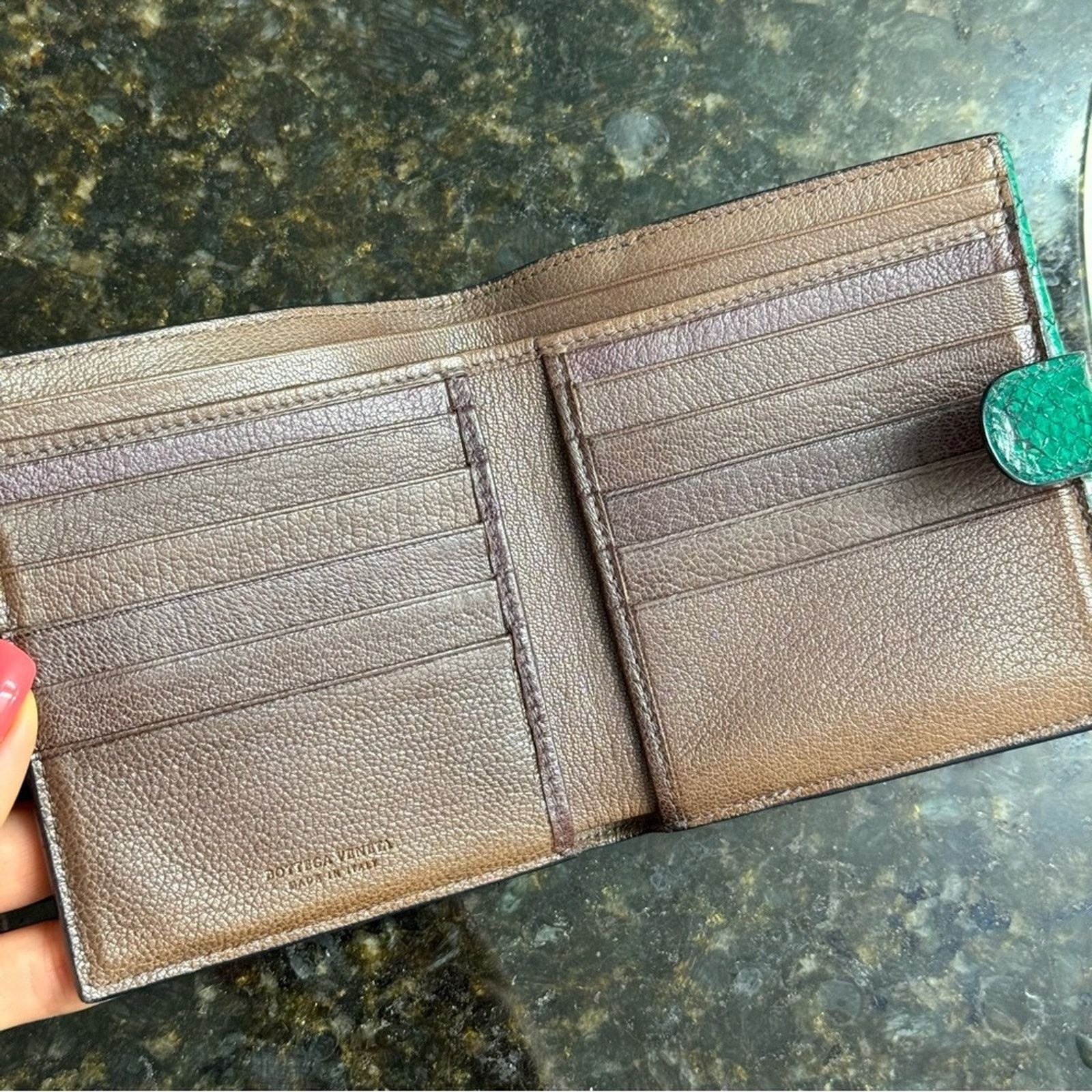 Bottega Veneta BOTTEGA VENETA Wallet, Green, Square Size ONE SIZE - 3 Thumbnail
