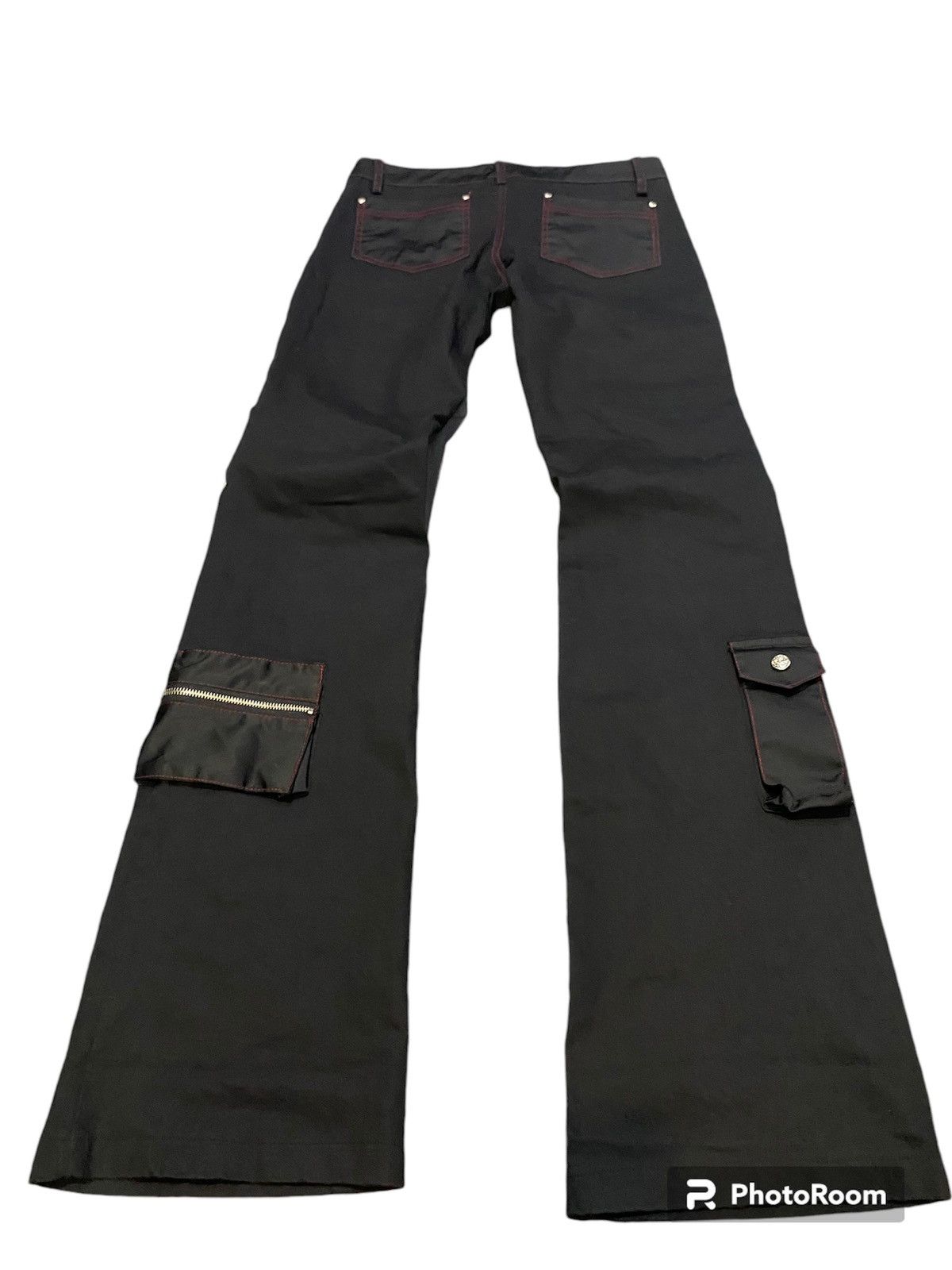Hysteric Glamour × Japanese Brand × Tornado Mart Flare jeans skulls 💀 Multipocket Boot Cut Size US 29 - 2 Thumbnail