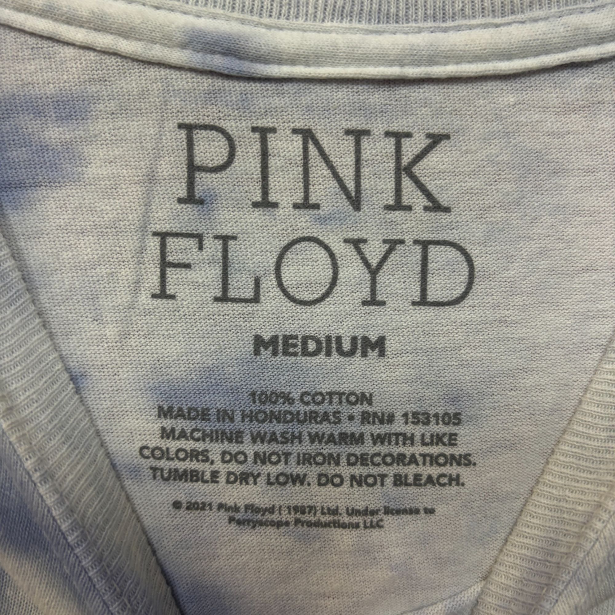 Pink Floyd Pink Floyd Dark Side Of The Moon Tiedye Rock Tshirt size Med Size US M / EU 48-50 / 2 - 4 Thumbnail