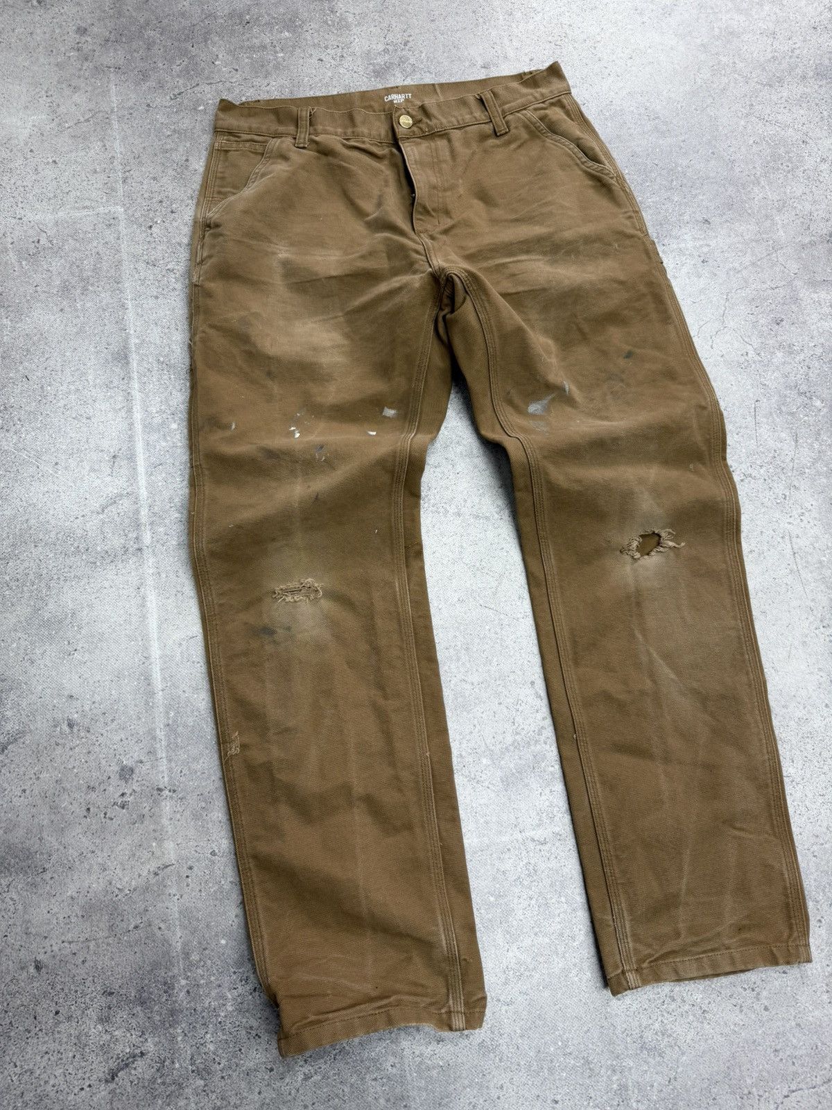Carhartt Wip Vintage Carhartt Ruck Single Knee Pants Distressed Faded Size US 32 / EU 48 - 5 Thumbnail