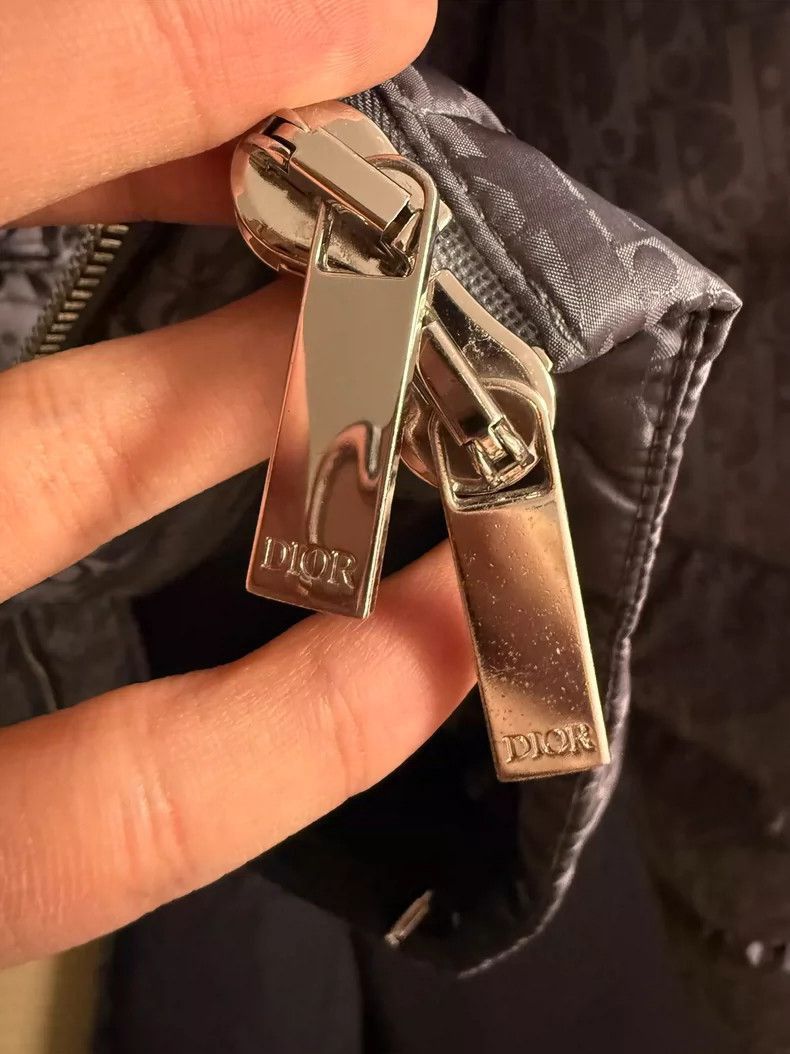 Dior Dior Logo Puffer Jacket in Gray-2506 Size US L / EU 52-54 / 3 - 3 Thumbnail