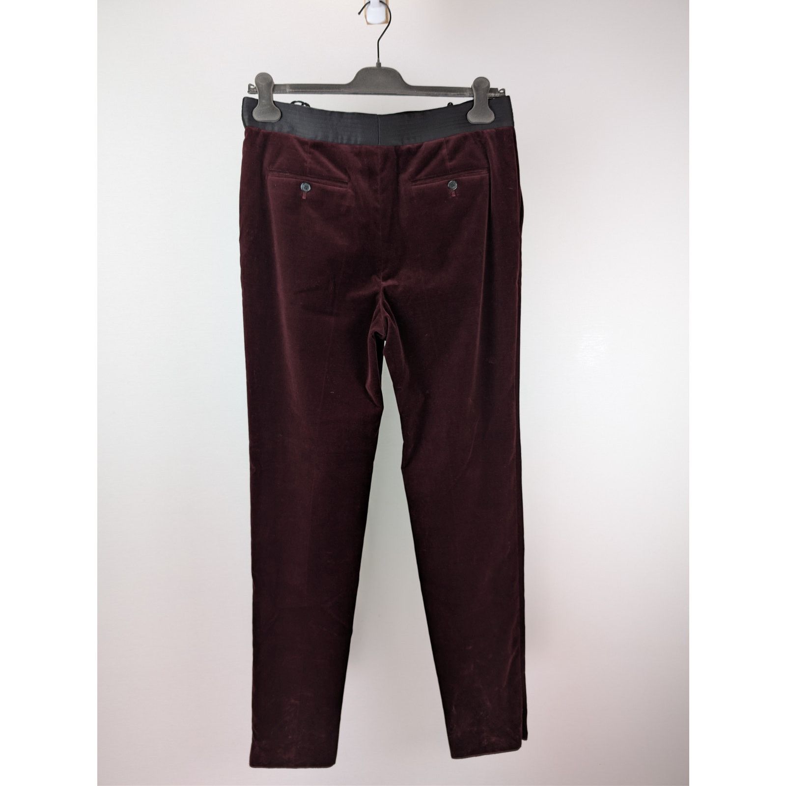 Saint Laurent Paris o1rshd1 Sweatpants / Trousers in Burgundy Size US 32 / EU 48 - 13 Thumbnail