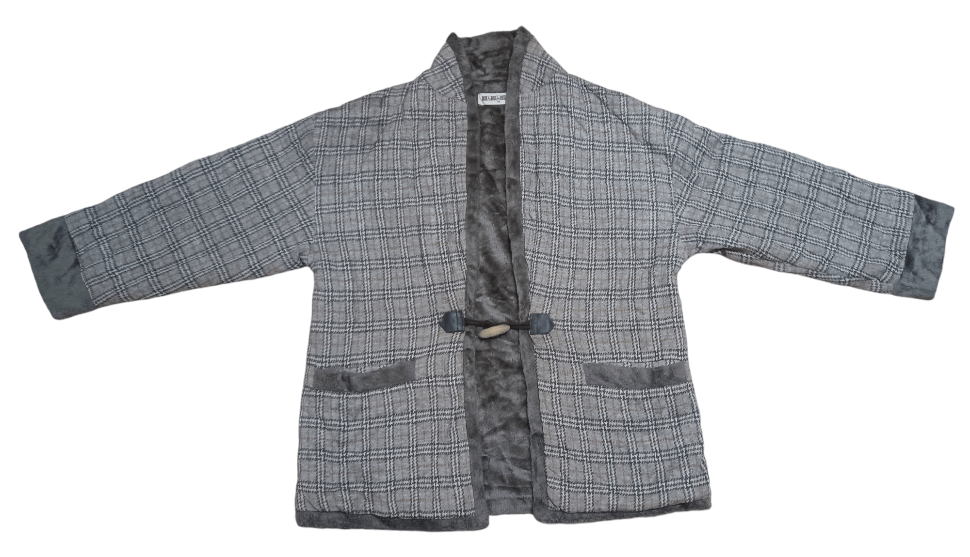 Japanese Brand TARTAN KIMONO PUFFER ROBE Size US M / EU 48-50 / 2 - 1 Thumbnail