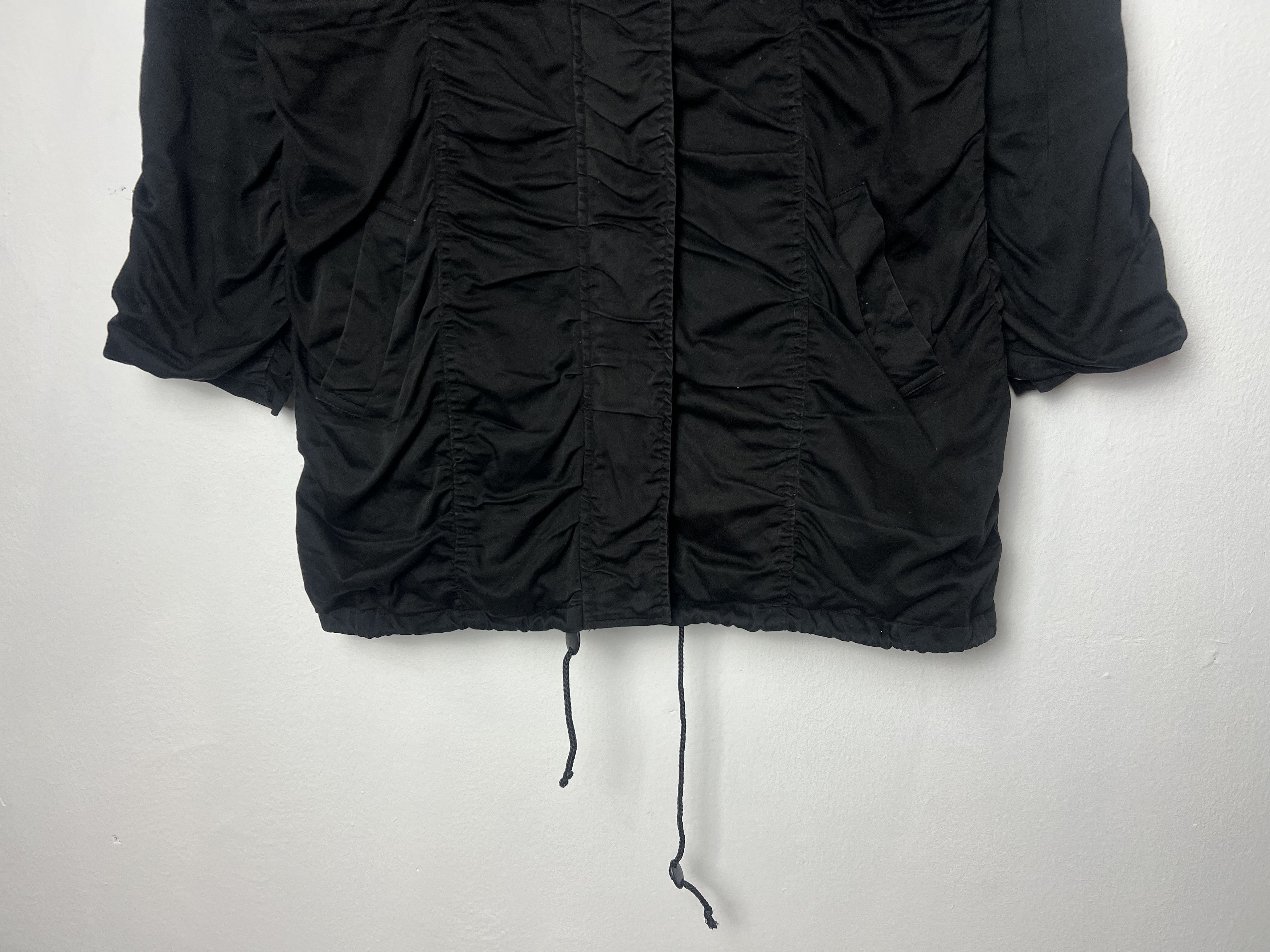 14th Addiction Meubles De Monde Shirring Puckering Cinched Hooded Jacket Size US M / EU 48-50 / 2 - 4 Thumbnail