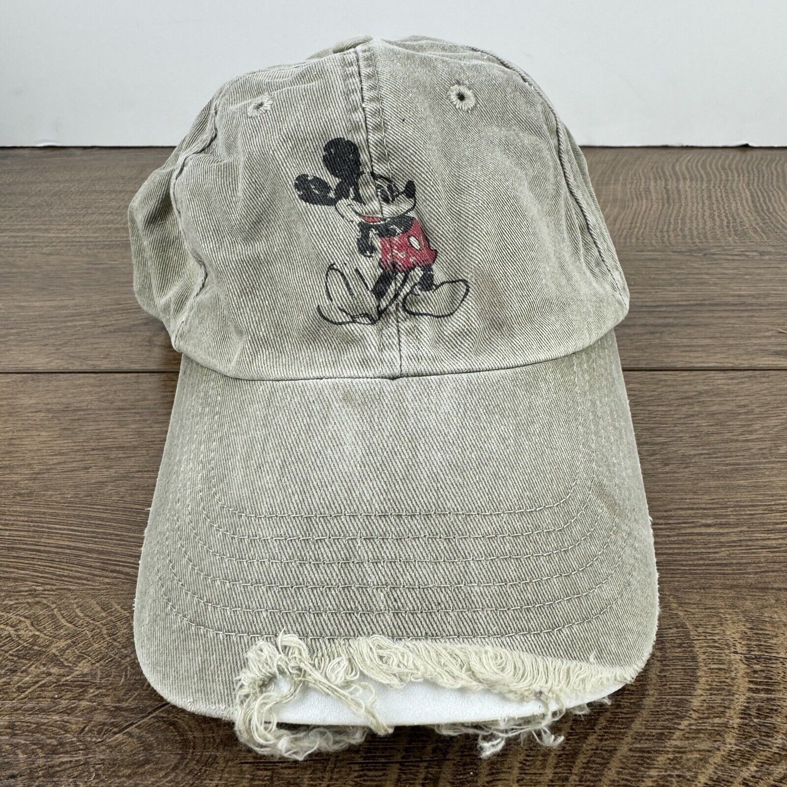 Other Mickey Mouse Hat Tan Brown Hat Adjustable Adult Size Mickey Size ONE SIZE - 1 Thumbnail