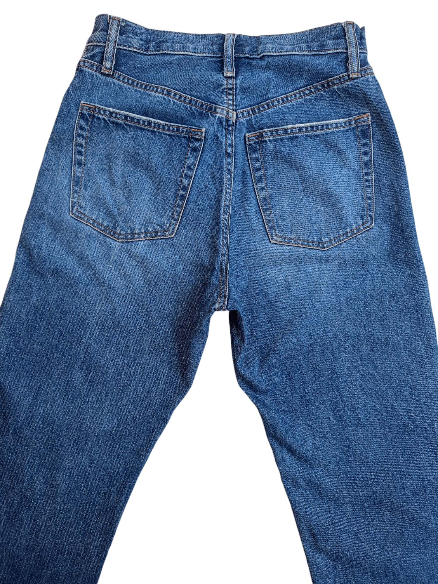 Kaihara Denim × Uniqlo × Vintage UNIQLO Regular, Straight Cut Vintage Denim Size 24" / US 00 / IT 34 - 20 Thumbnail