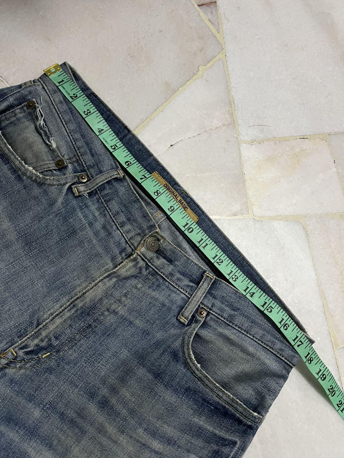 Japanese Brand × Uniqlo × Vintage Japanese Brand Uniqlo Vintage S002 Distressed Jean Size US 35 - 3 Thumbnail