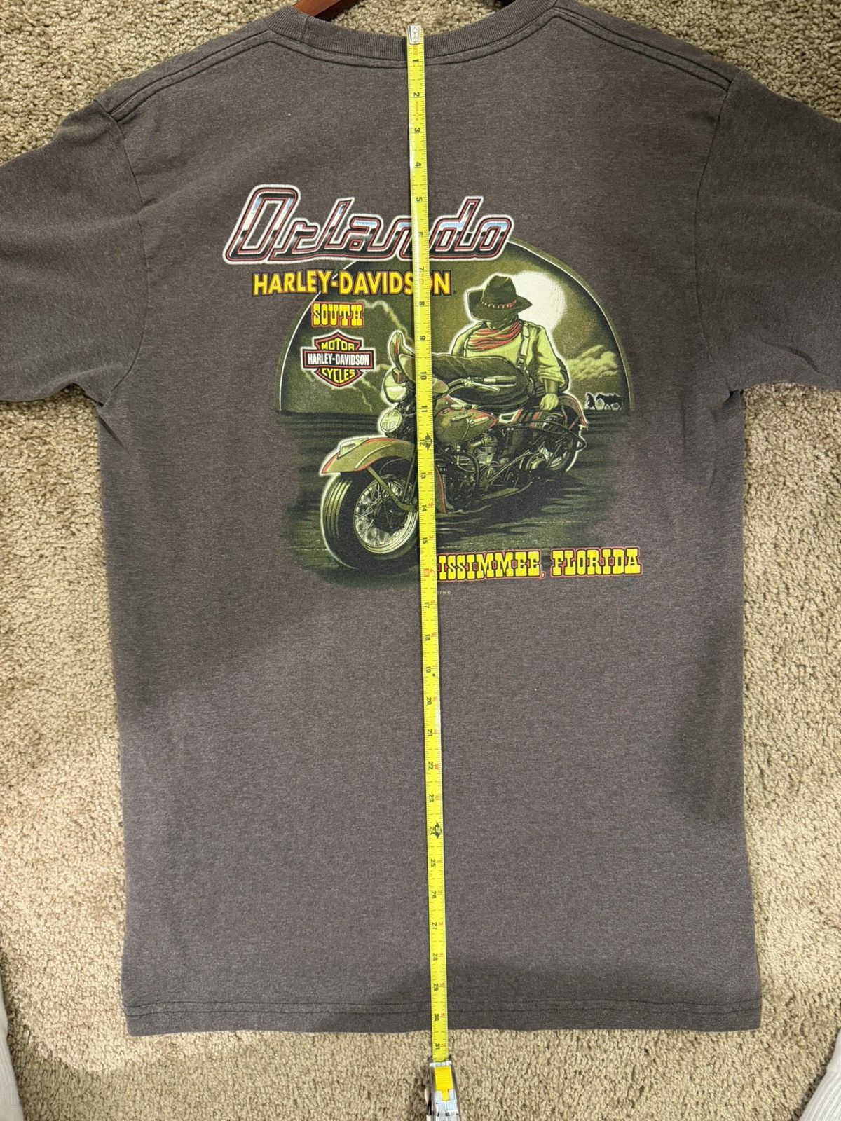 Harley Davidson Brown Harley Davidson Orlando T-Shirt Size US L / EU 52-54 / 3 - 4 Thumbnail
