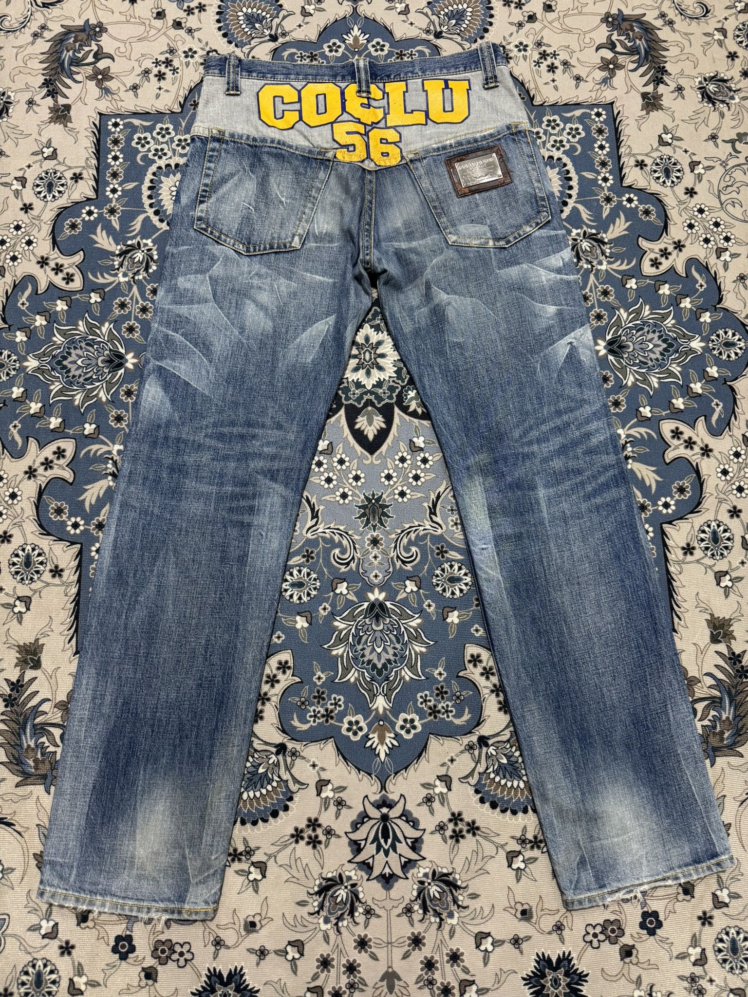 20471120 × Beauty Beast × General Research Japanese Brand Co & Lu 56 Evisu Diacock Distressed Jeans Size US 30 / EU 46 - 1 Thumbnail