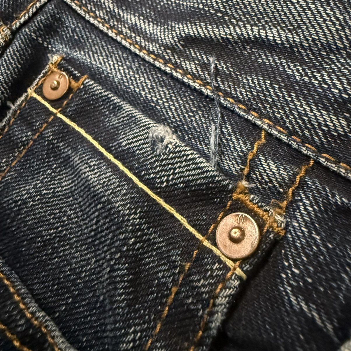 G-Star 🔥🇯🇵 Japanese Distressed Raw G-Brand Hard HoneyComb Denim Size US 29 - 16 Thumbnail