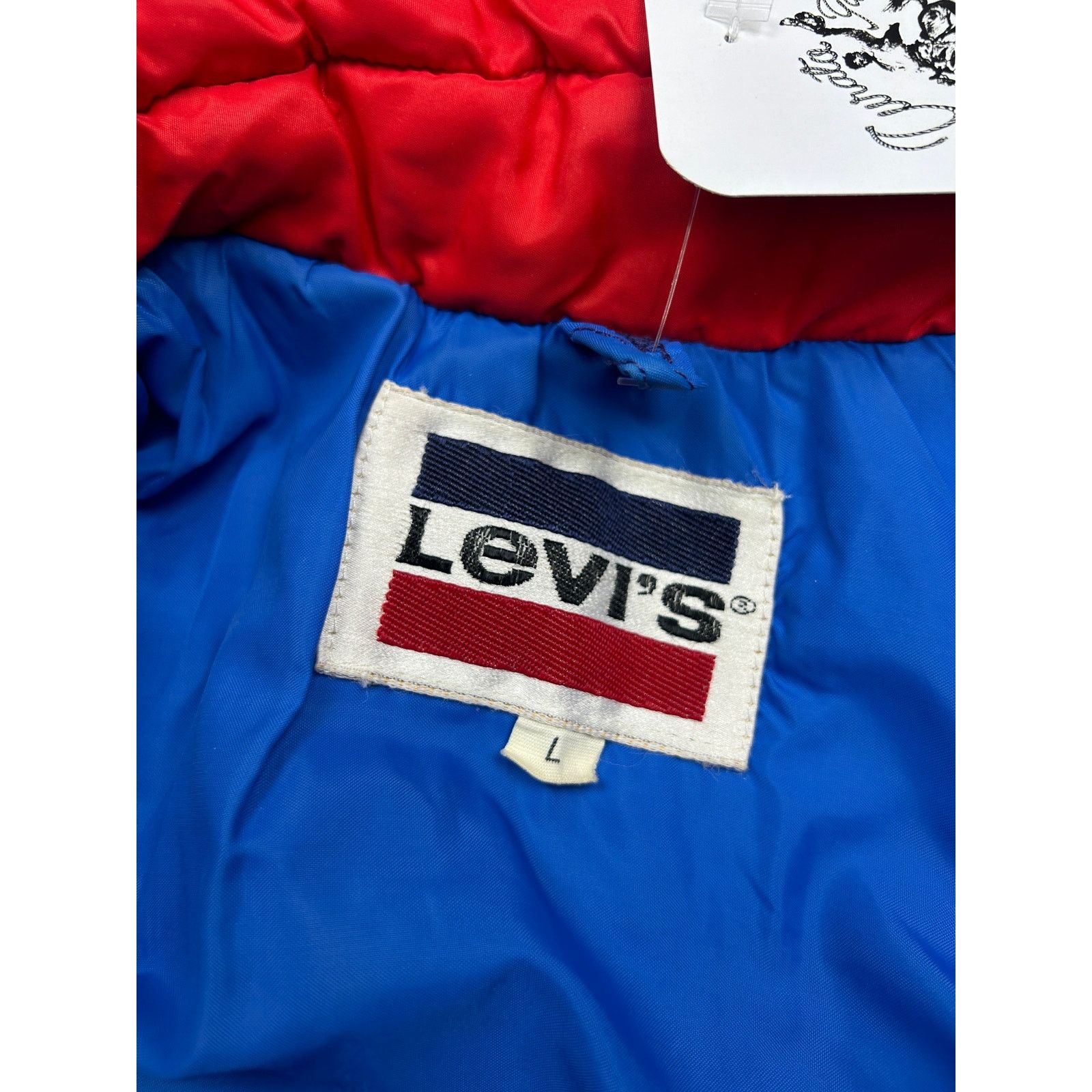 Vintage Vintage 80s Levis Corduroy Multicolour Insulated Puffer L Size US L / EU 52-54 / 3 - 3 Thumbnail