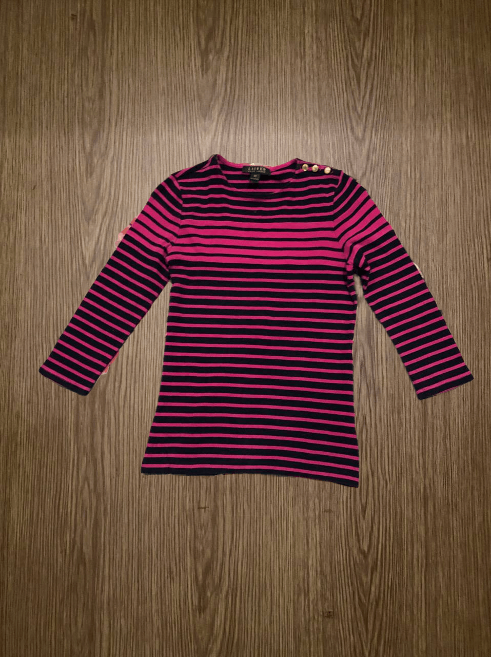 Polo Ralph Lauren Ralph Lauren Vintage Stripped Long Sleeve T-Shirt Size XS / US 0-2 / IT 36-38 - 1 Thumbnail