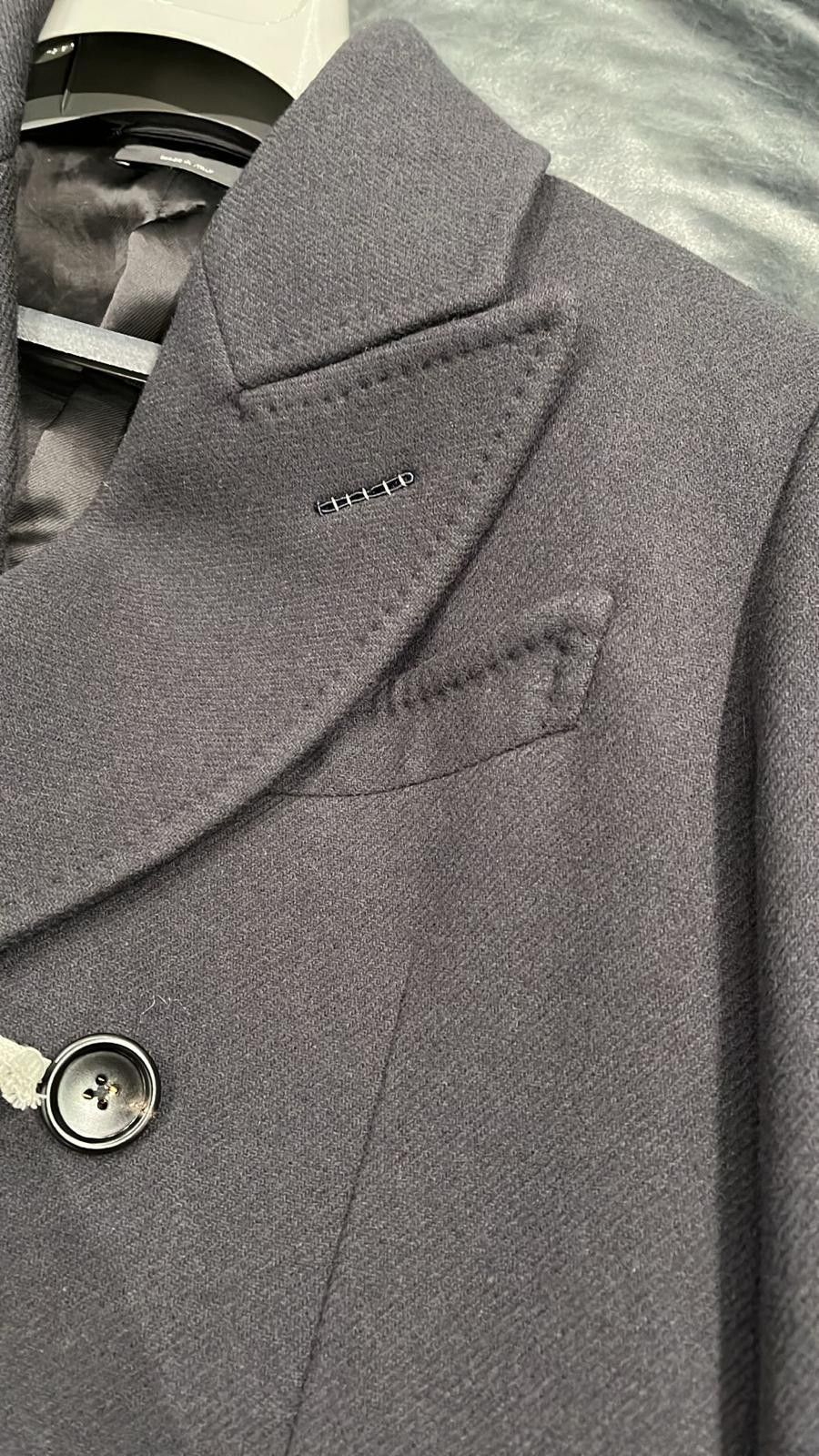 Tom Ford o1loc1c0126 OCL012 Long Coat in Black Size US M / EU 48-50 / 2 - 2 Thumbnail