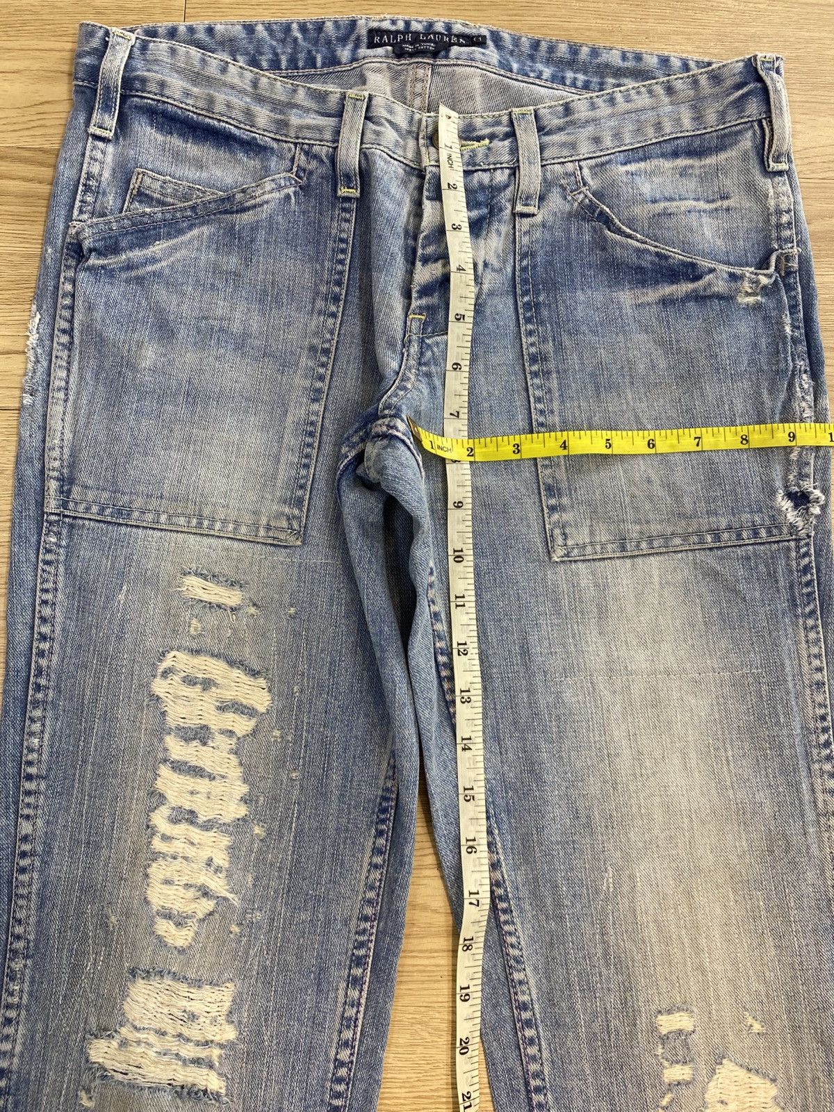 Ralph Lauren Ralph Lauren Bush Pants Distress Denim Size US 31 - 13 Thumbnail