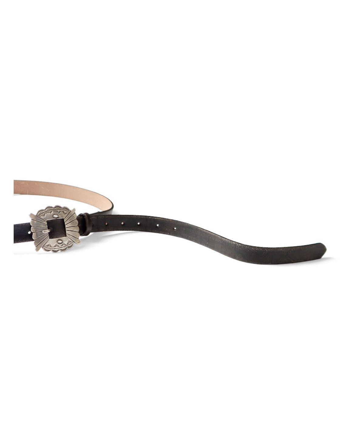 Kapital Kapital Oiled Leather Pueblo Buckle Belt Size ONE SIZE - 4 Thumbnail
