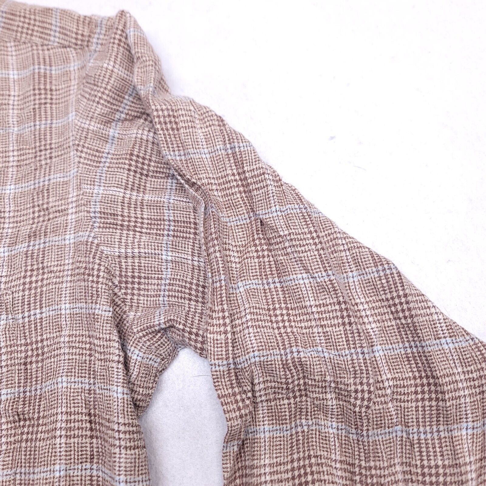 John Ashford John Ashford Tartan Flannel Shirt Mens Size Large L Brown Size US L / EU 52-54 / 3 - 5 Thumbnail