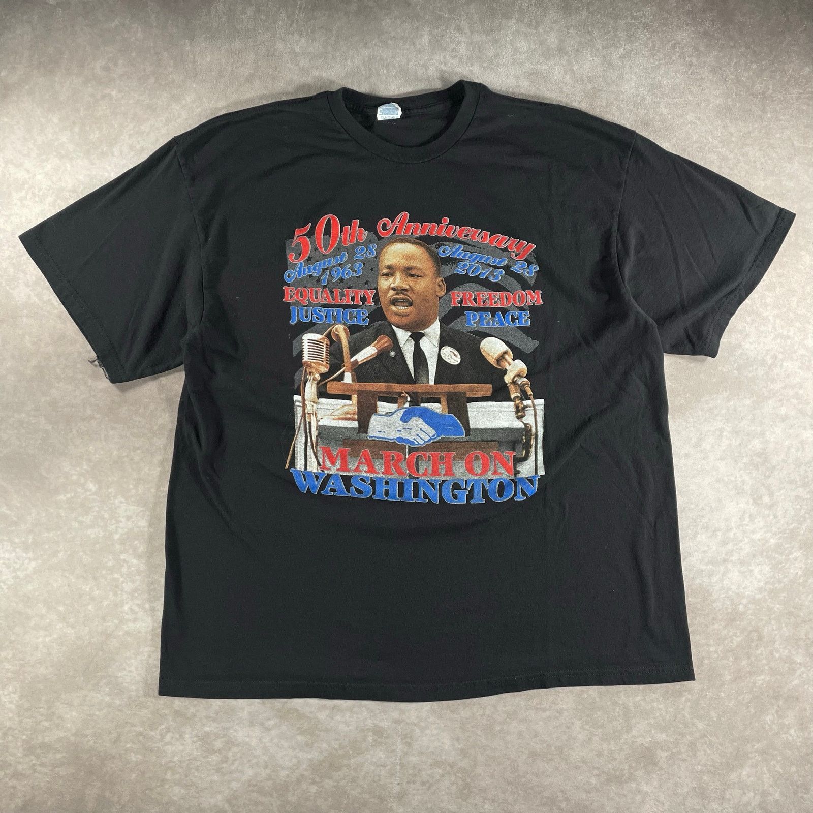 Martin Luther King Rap Tee 2013 March For Freedom T-shirt