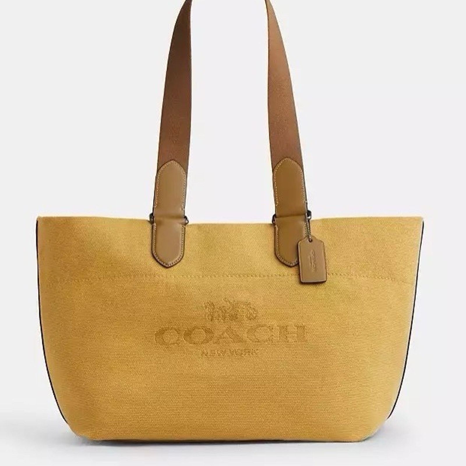 Coach NWT Coach Small Tour Tote Bag CCG39 Gunmetal leather Size ONE SIZE - 7 Thumbnail