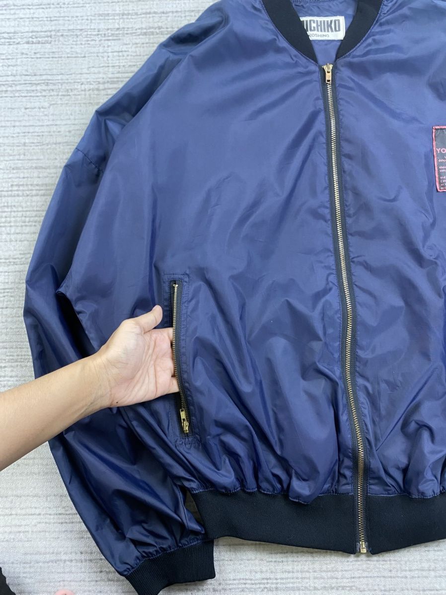 Michiko Koshino London × Vintage Vintage Michiko Koshino London Big Logo Bombers Jacket Size US L / EU 52-54 / 3 - 6 Thumbnail