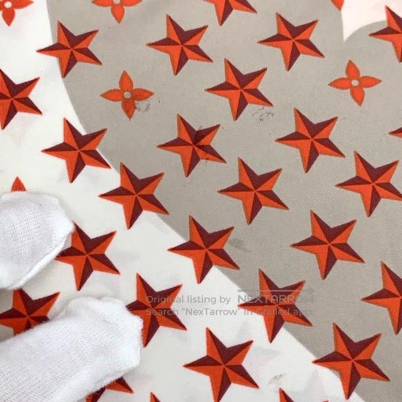 Louis Vuitton Pink Logo Star Print Shorts.