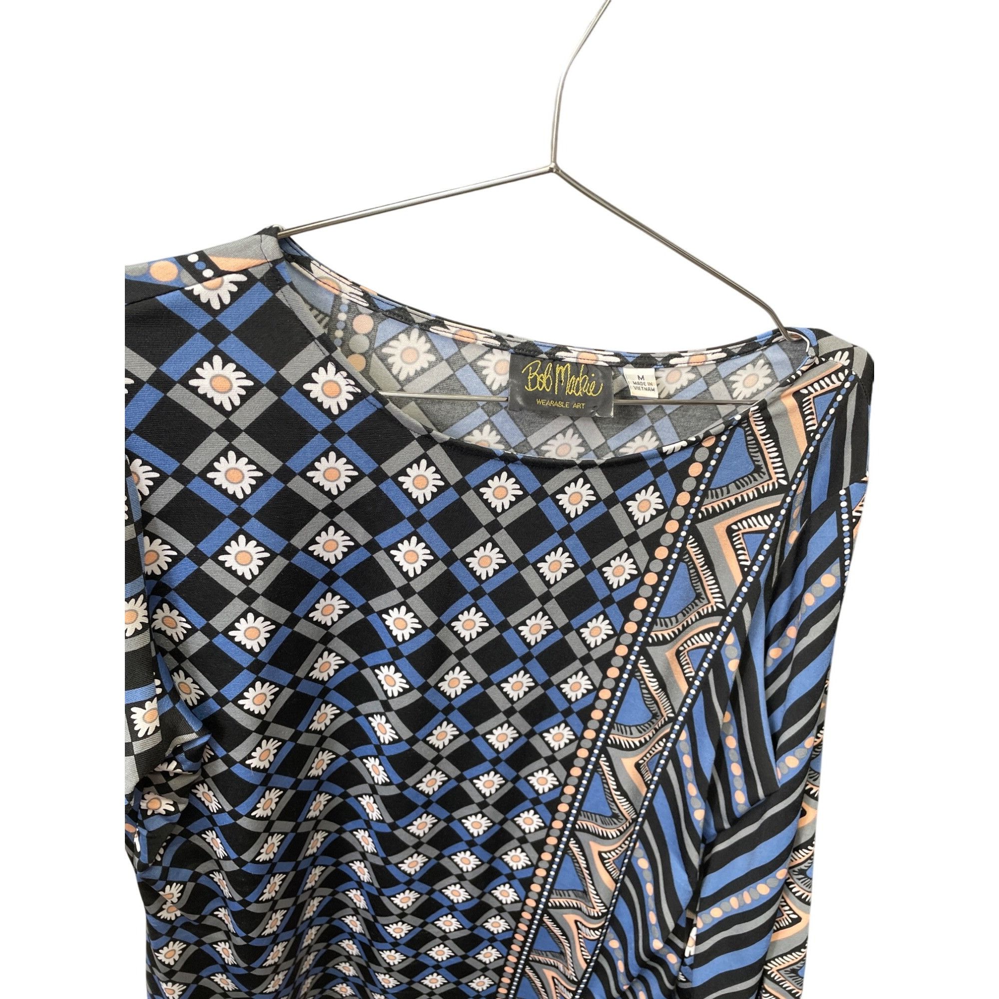 Bob Mackie Bob Mackie Wearable Art Womens Flor Long Sleeve Blouse SKU 9 Size M / US 6-8 / IT 42-44 - 9 Thumbnail