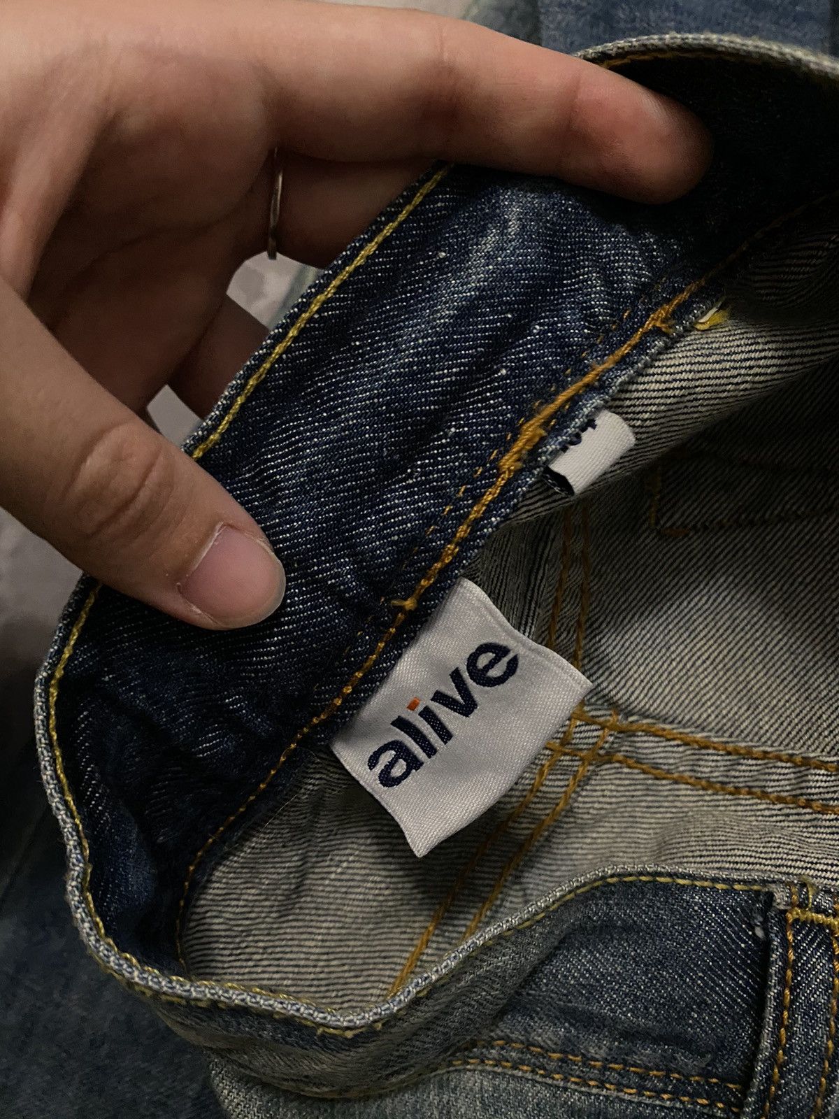 Japanese Brand RARE Balenciaga Style Archive Straight Jean- Y2K Grunge Vibe Size US 29 - 6 Thumbnail
