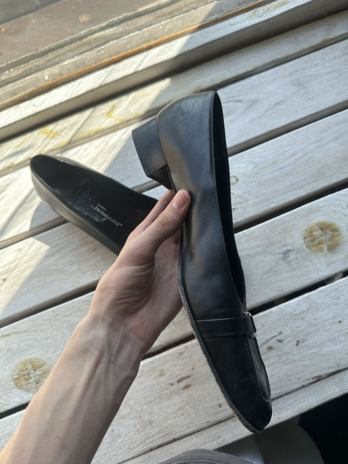Salvatore Ferragamo RARE❗️Salvatore Ferragamo Women Shoes flats heels Size US 10 / IT 40 - 11 Thumbnail