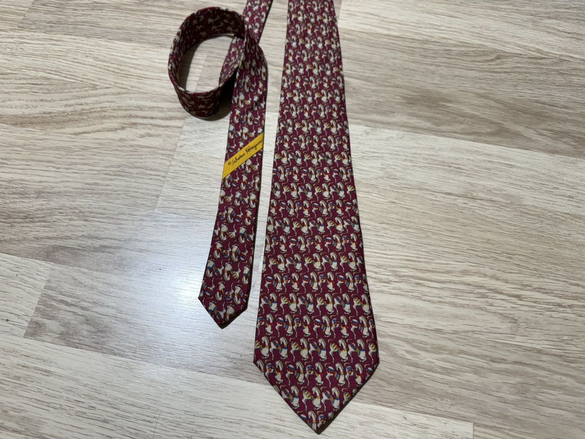 Designer × Salvatore Ferragamo × Vintage Salvatore Ferragamo tie Size ONE SIZE - 1 Thumbnail