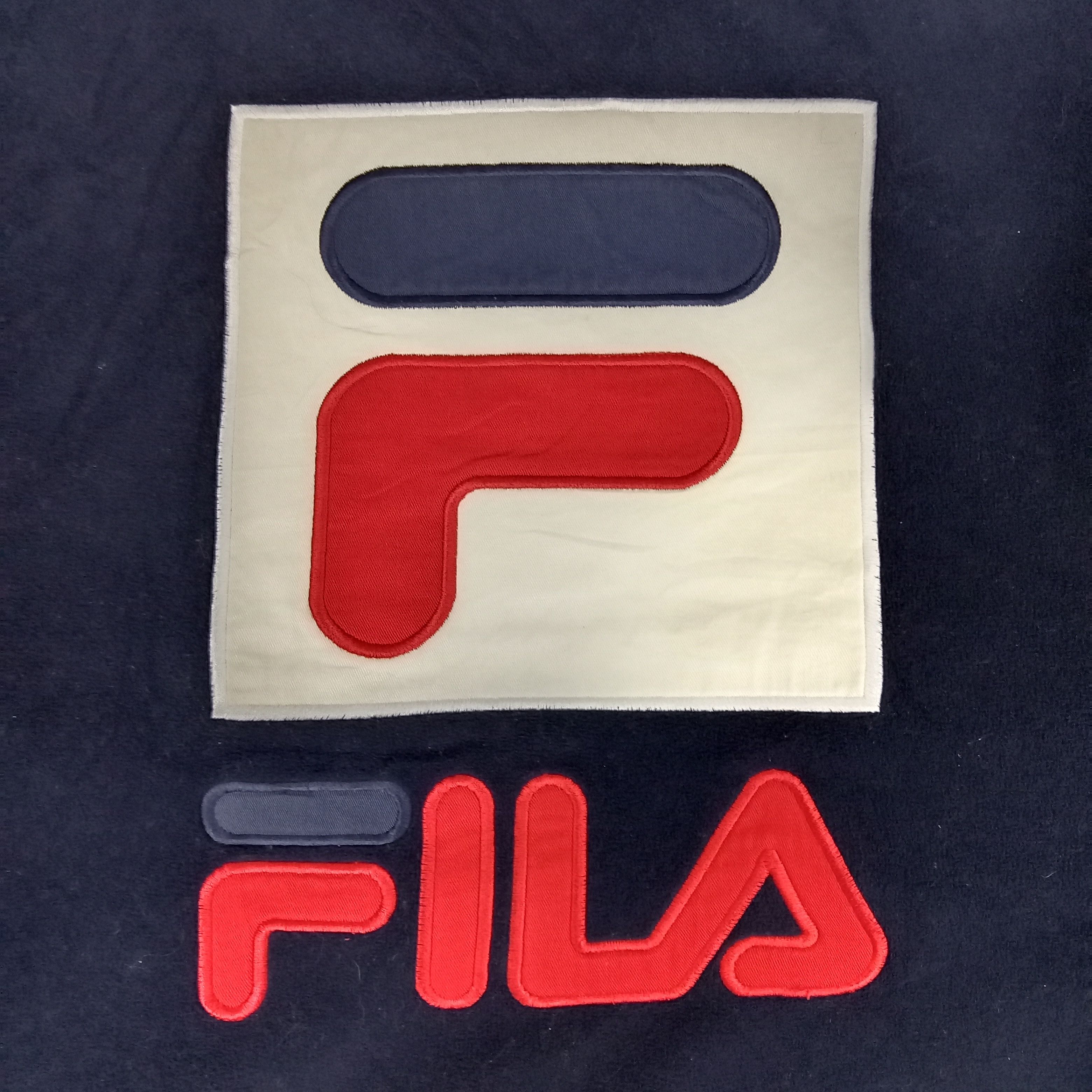 Fila × Vintage Fila Italian Sport Style Big Logo Polar Fleece Sweatshirt Size US XL / EU 56 / 4 - 2 Thumbnail