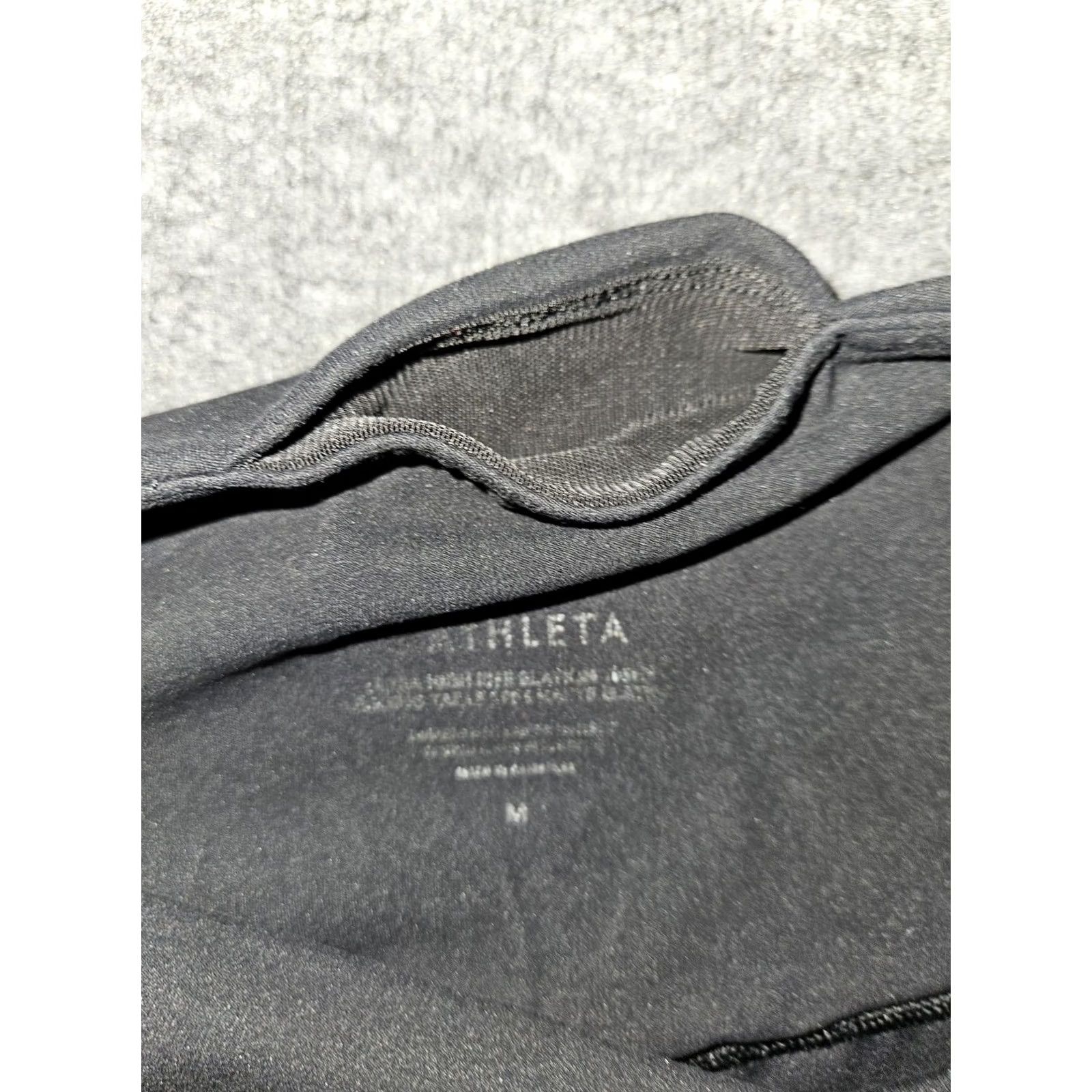 Athleta Athleta Leggings Womens Medium Black High Rise Yoga Pants Activewear Gym Logo Size 32" / US 10 / IT 46 - 6 Thumbnail