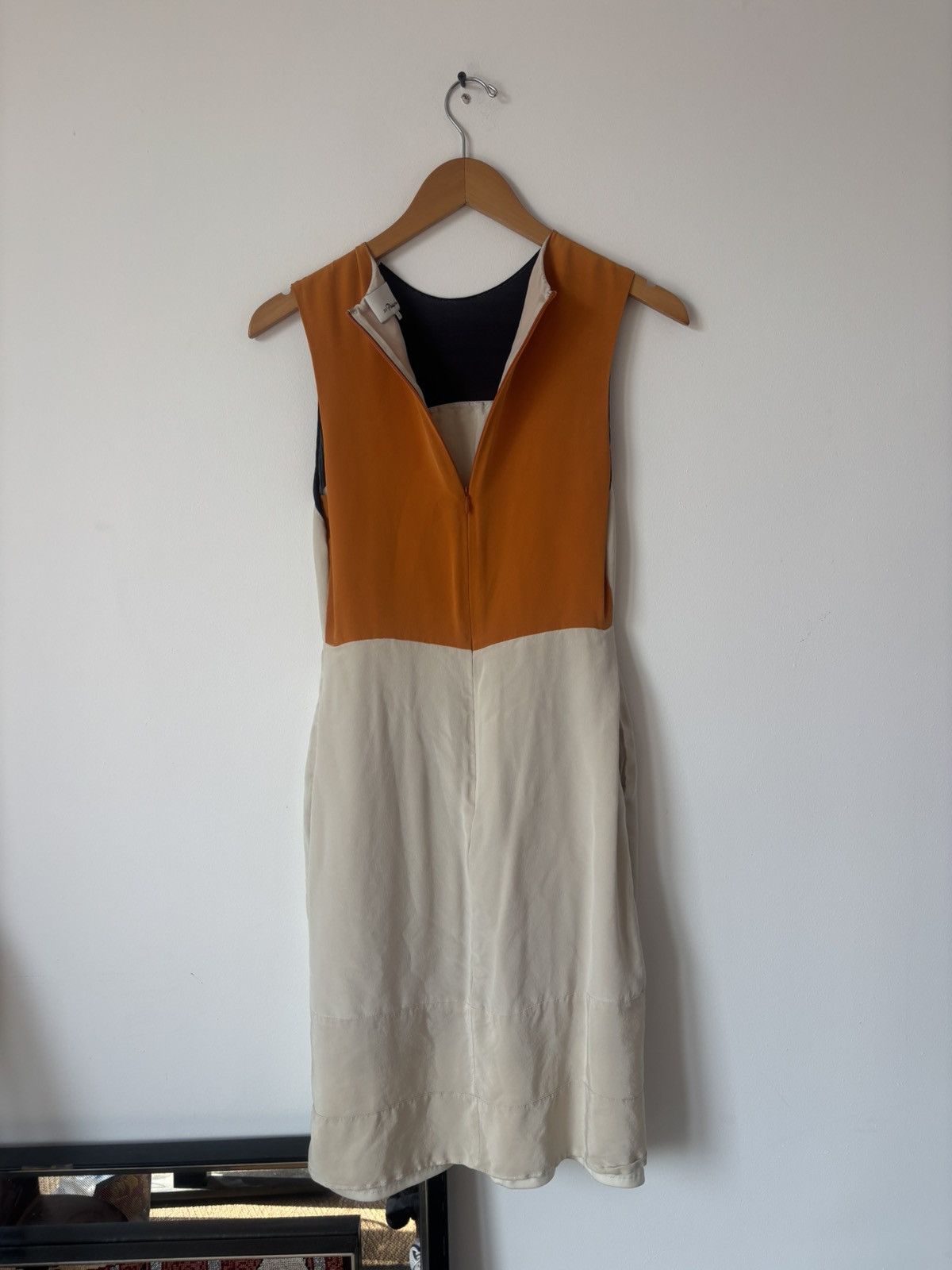 3.1 Phillip Lim 3.1 Phillip Lim Silk Colorblock Sleeveless Midi Dress Size 2 Size XS / US 0-2 / IT 36-38 - 1 Thumbnail