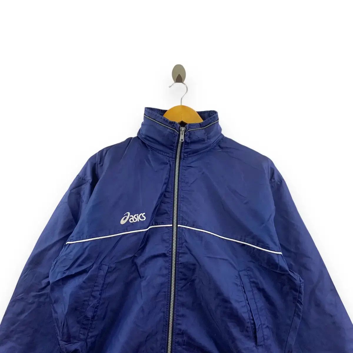 Asics Vintage 80’ ASICS JAPAN Recycle Fabric Jacket Windbreaker Size US XL / EU 56 / 4 - 2 Thumbnail