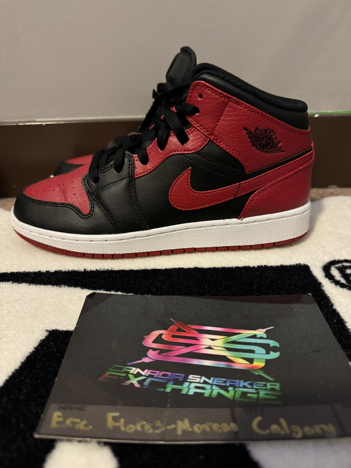 Jordan Brand Jordan 1 Banned Mid Size US 7 / EU 40 - 1 Thumbnail