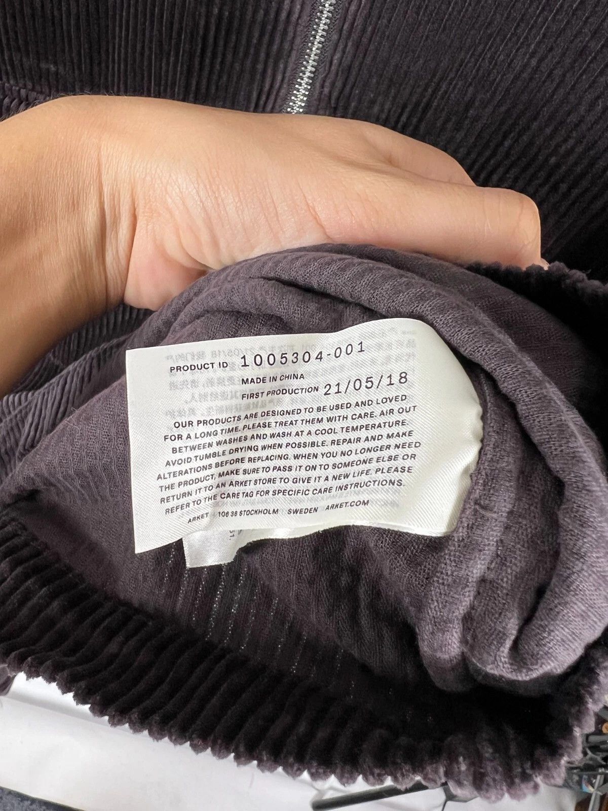 Arket Arket Corduroy Half-Zip Overshirt Anorak Jacket Size US 36 Size US S / EU 44-46 / 1 - 10 Thumbnail