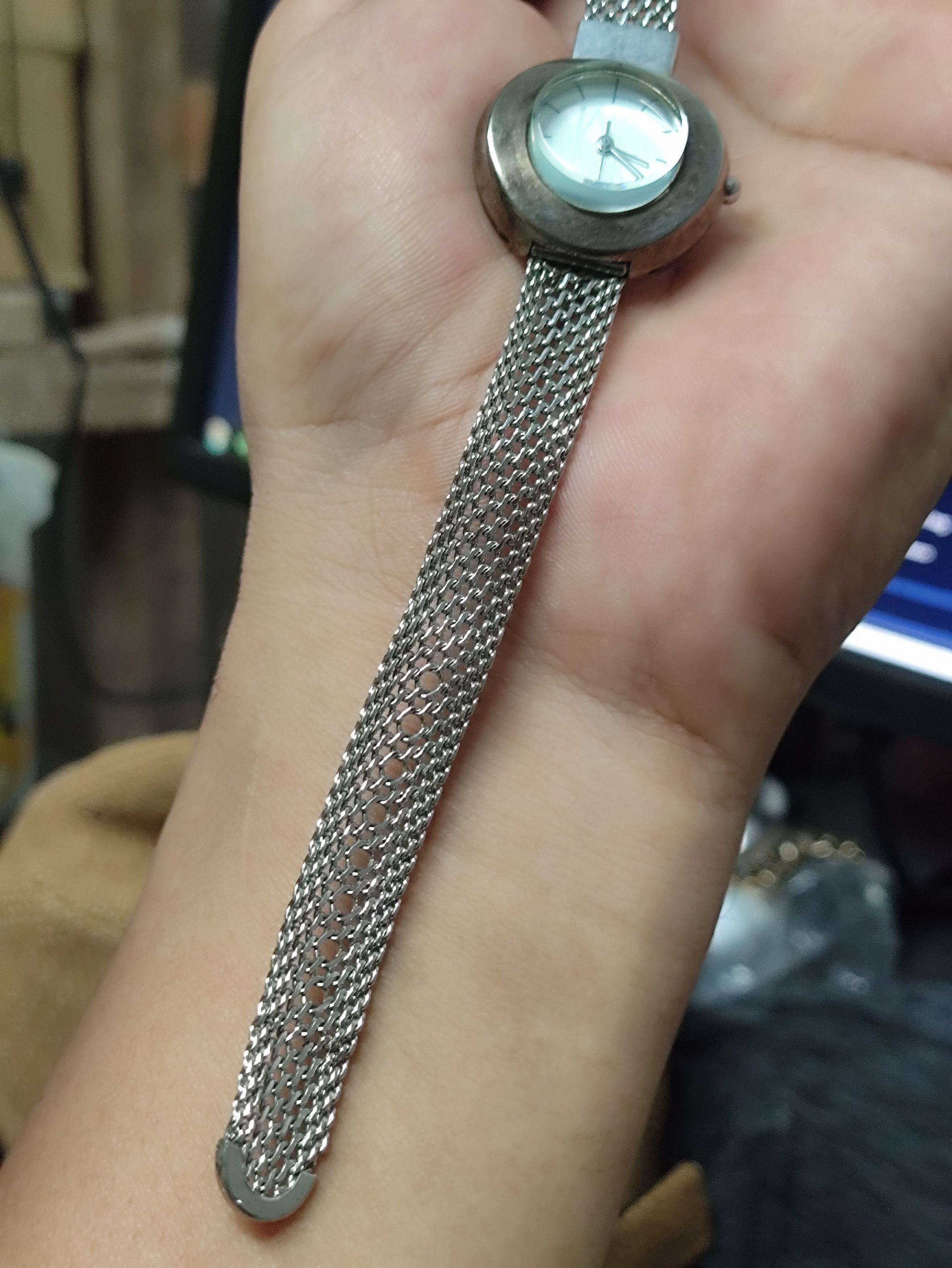 Michel Klein × Vintage MK MICHEL KLEIN LADIES VINTAGE WATCH FULL STEEL Size ONE SIZE - 10 Thumbnail