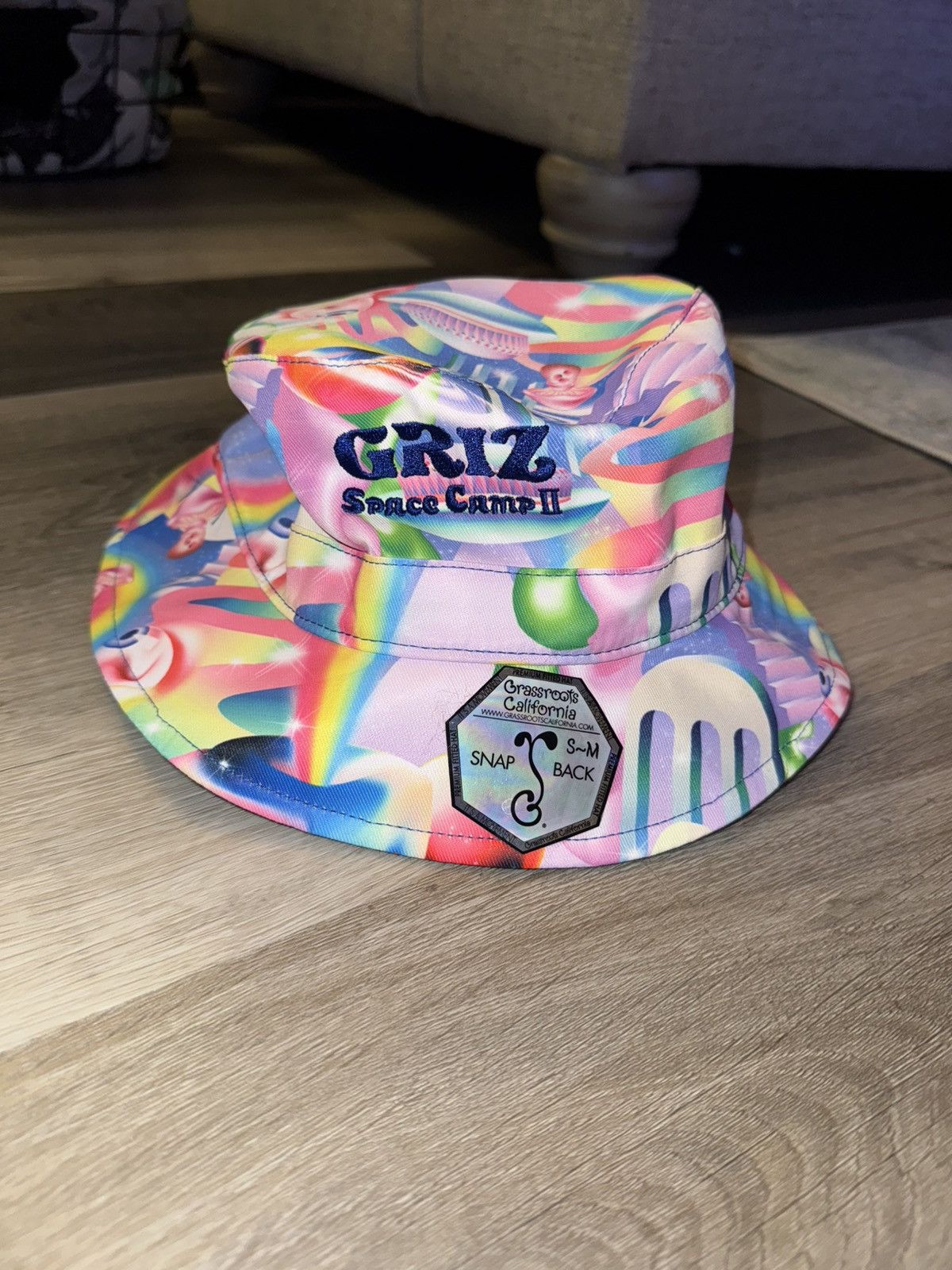Grassroots California Griz space camp 2 bucket hat Size ONE SIZE - 1 Thumbnail