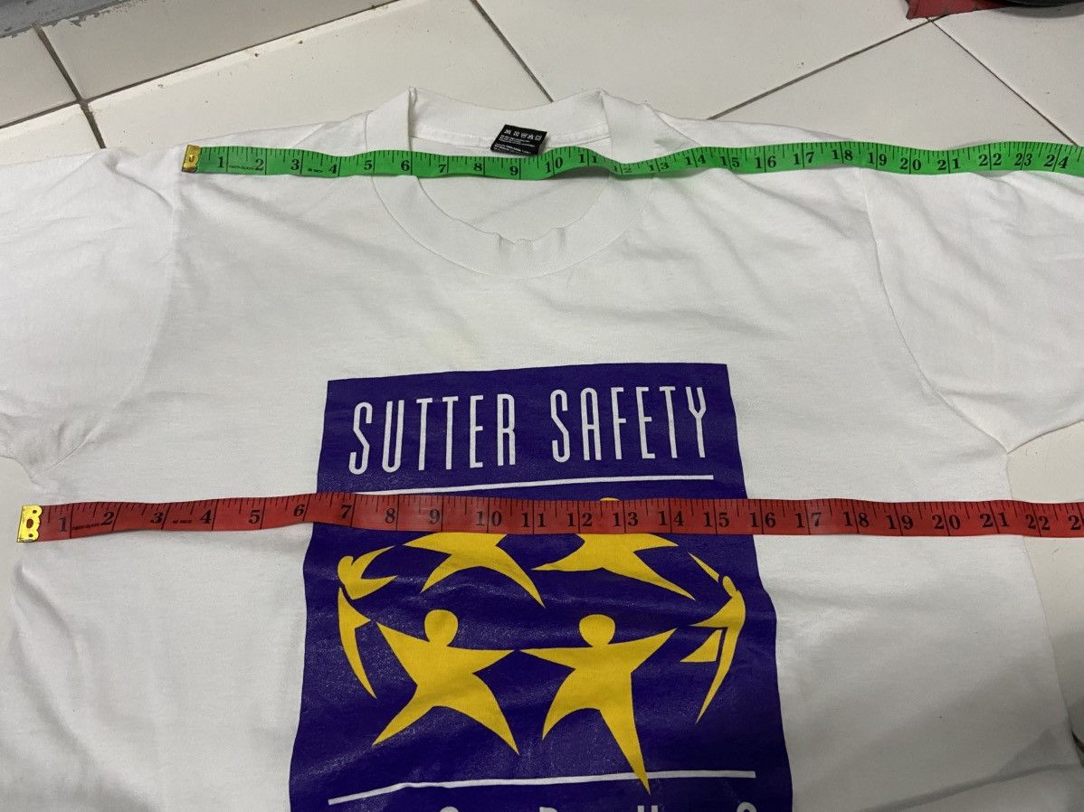 Vintage VINTAGE SUTTER SAFETY WORKS TEE SHIRT Size US L / EU 52-54 / 3 - 9 Thumbnail