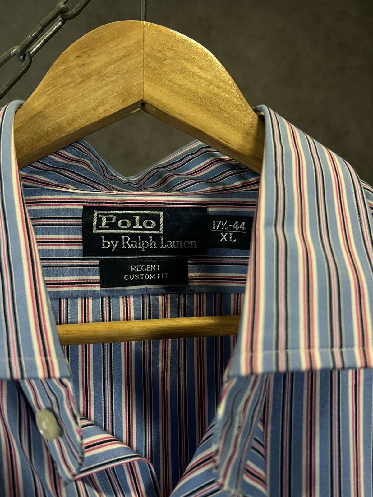 Polo Ralph Lauren Polo Ralph Lauren Regent vintage designer striped shirt Size US XL / EU 56 / 4 - 3 Thumbnail