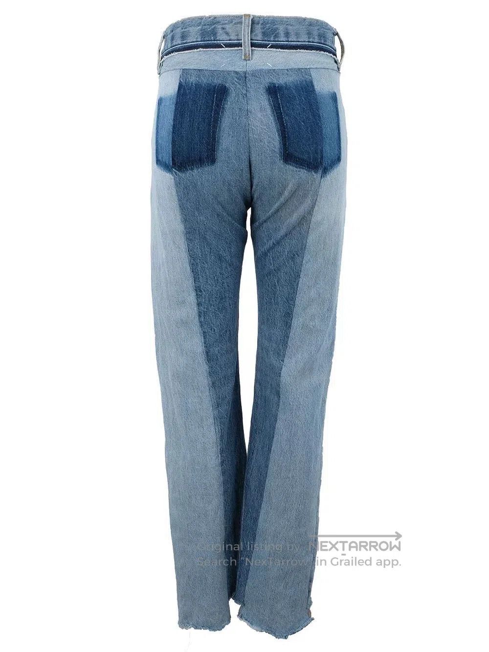 Maison Margiela Maison Margiela Patchwork Denim Pants. Size US 38 / EU 54 - 2 Thumbnail