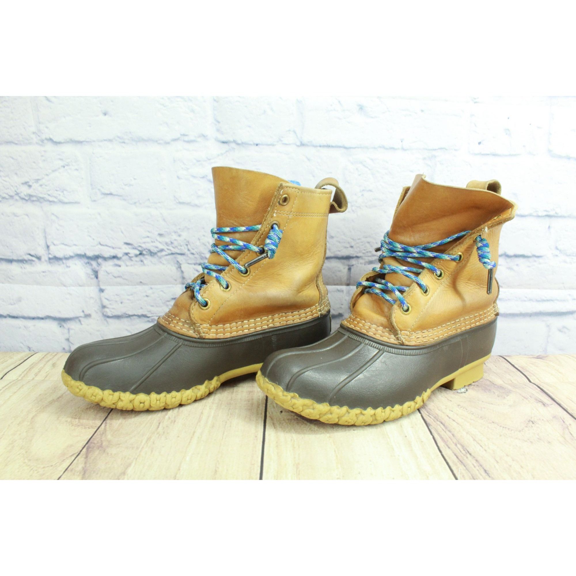 L.L. Bean LL Bean Women's Leather Unlined Ankle Duck Boots Size 7 M Size US 7 / IT 37 - 2 Thumbnail