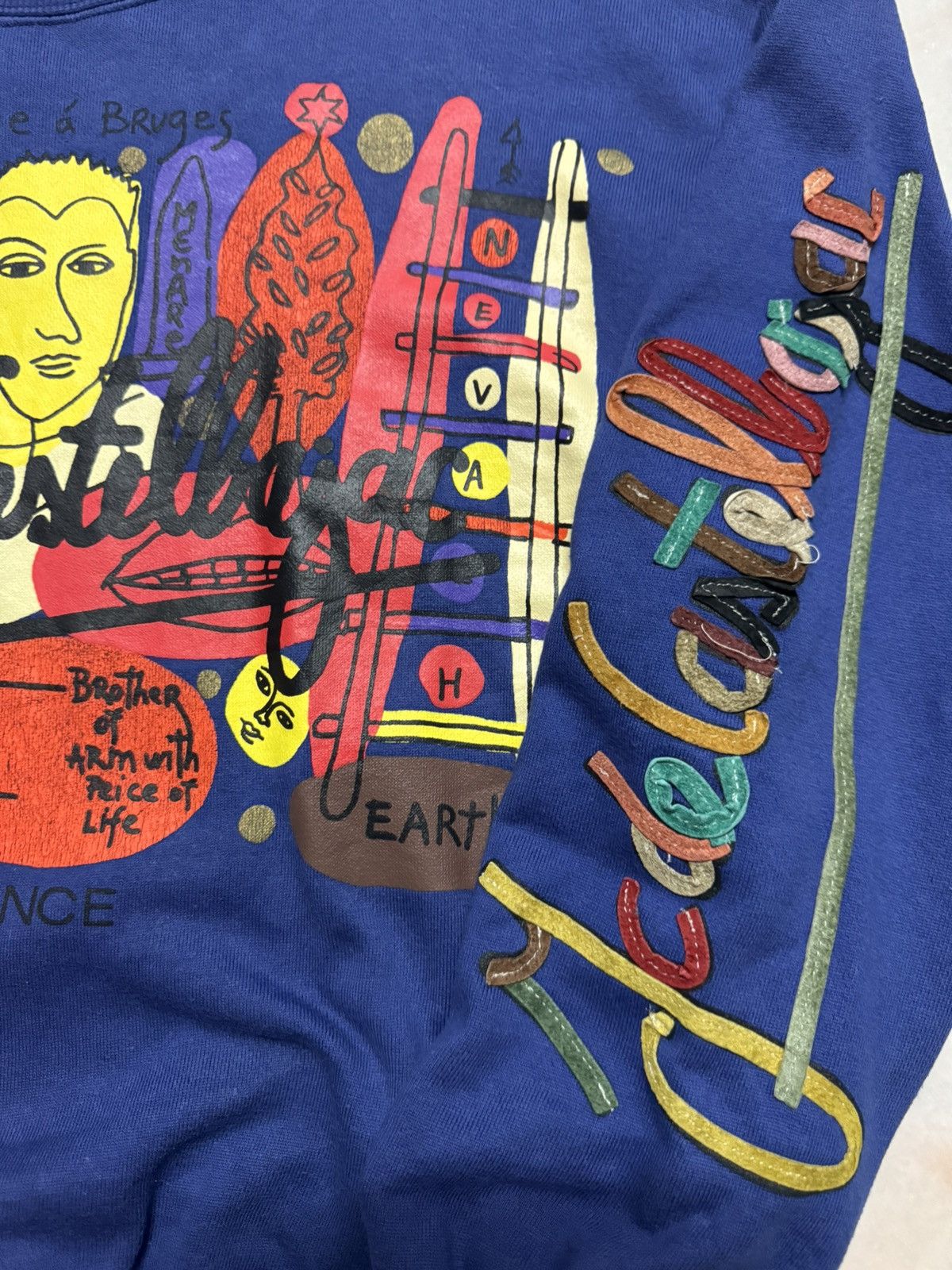 Jean Charles De Castelbajac 💥RARE💥90's JEAN-CHARLES DE CASTELBAJAC SWEATSHIRT ART PRINT Size US M / EU 48-50 / 2 - 7 Thumbnail