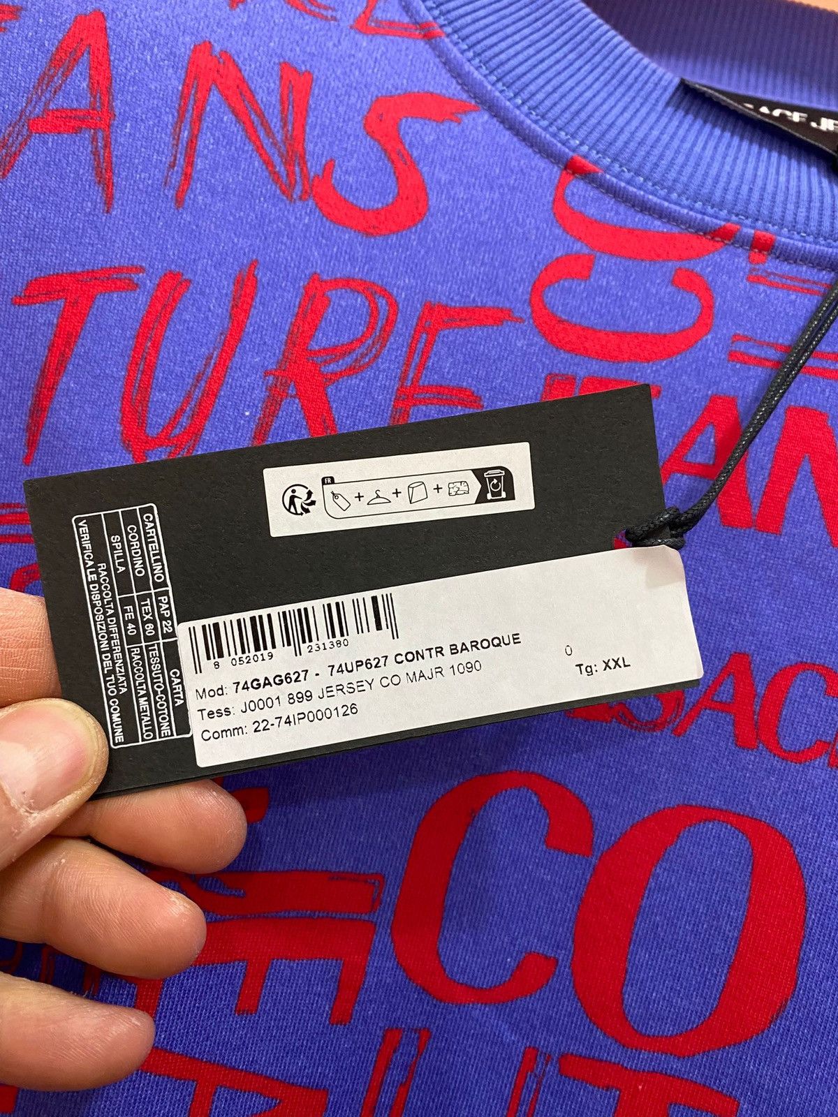 Versace Jeans Couture Versace Jeans Culture Jersey Co Majr sweatshirt, XXL, blue, Size US XXL / EU 58 / 5 - 4 Thumbnail