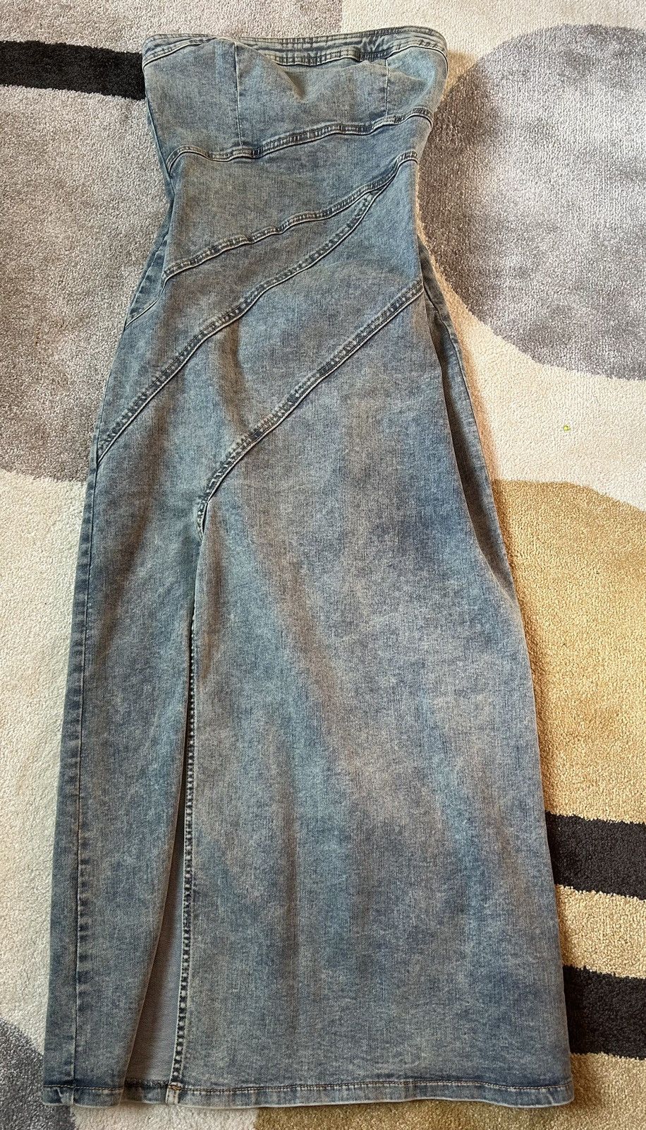 Japanese Brand Vintage Denim sleeveless Dress Size M / US 6-8 / IT 42-44 - 1 Thumbnail