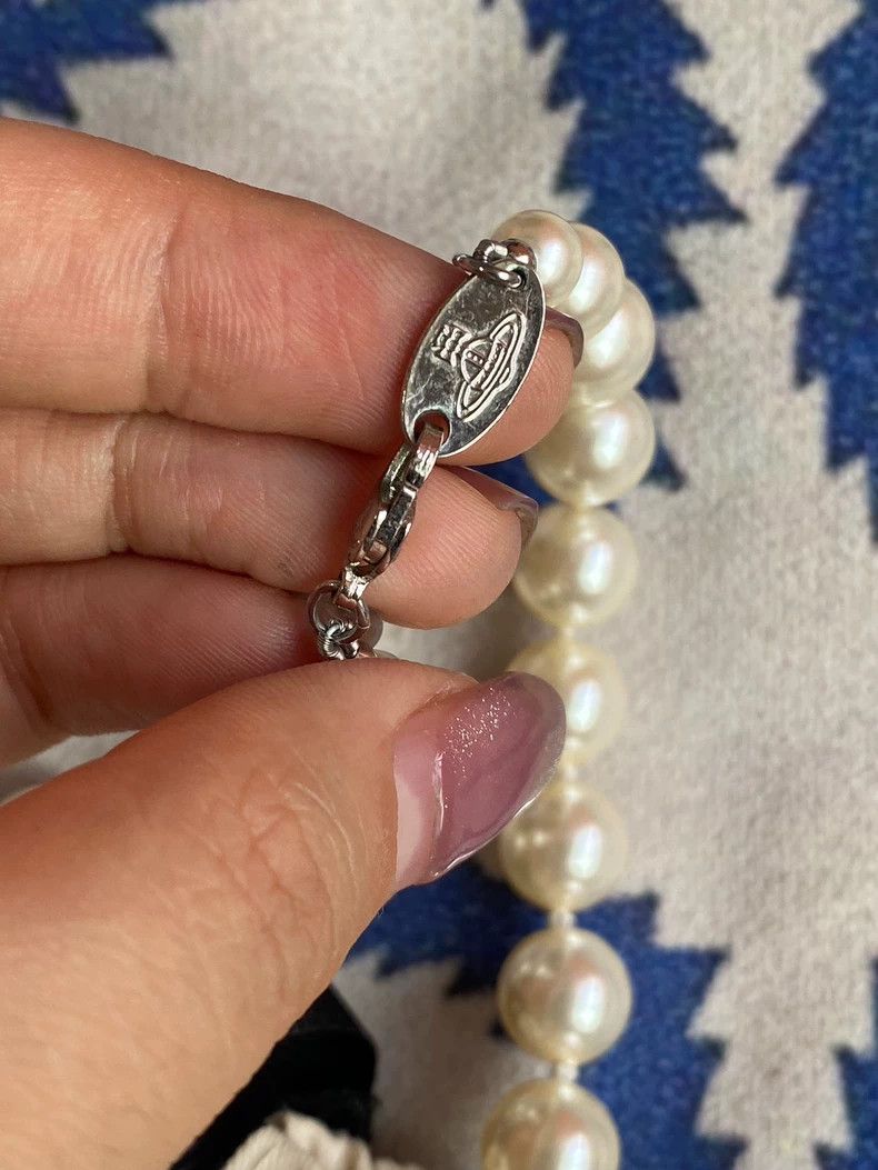 Vivienne Westwood Vivienne Westwood Saturn Pearl Necklace Size ONE SIZE - 4 Thumbnail