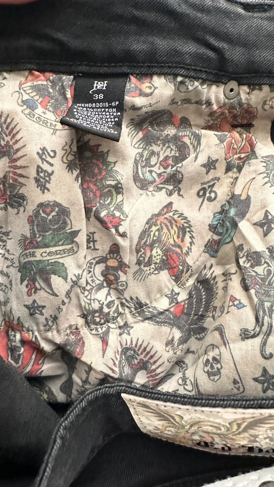 Ed Hardy Ed hardy tiger big logo Grail Size US 42 / EU 58 - 6 Thumbnail