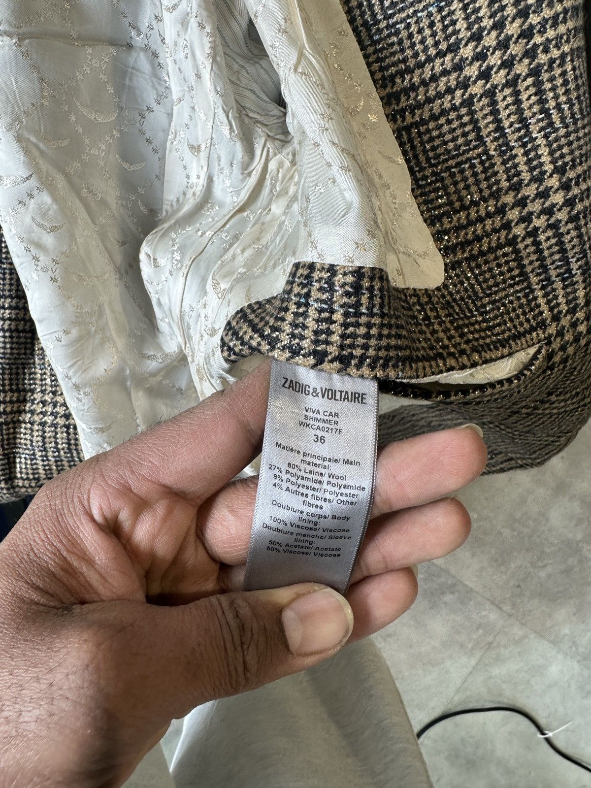 Zadig & Voltaire Zadig and Voltaire Wool Blazer Size S / US 4 / IT 40 - 6 Thumbnail