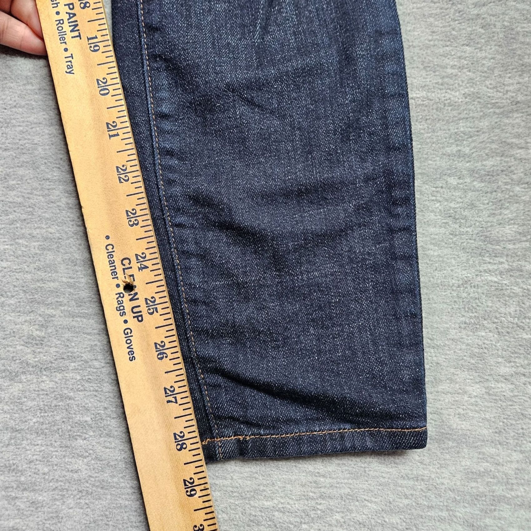 Eileen Fisher Eileen Fisher Women’s Slim Straight Jeans Dark Wash Mid Rise Size 8 Blue Cotton Size 30" / US 8 / IT 44 - 6 Thumbnail