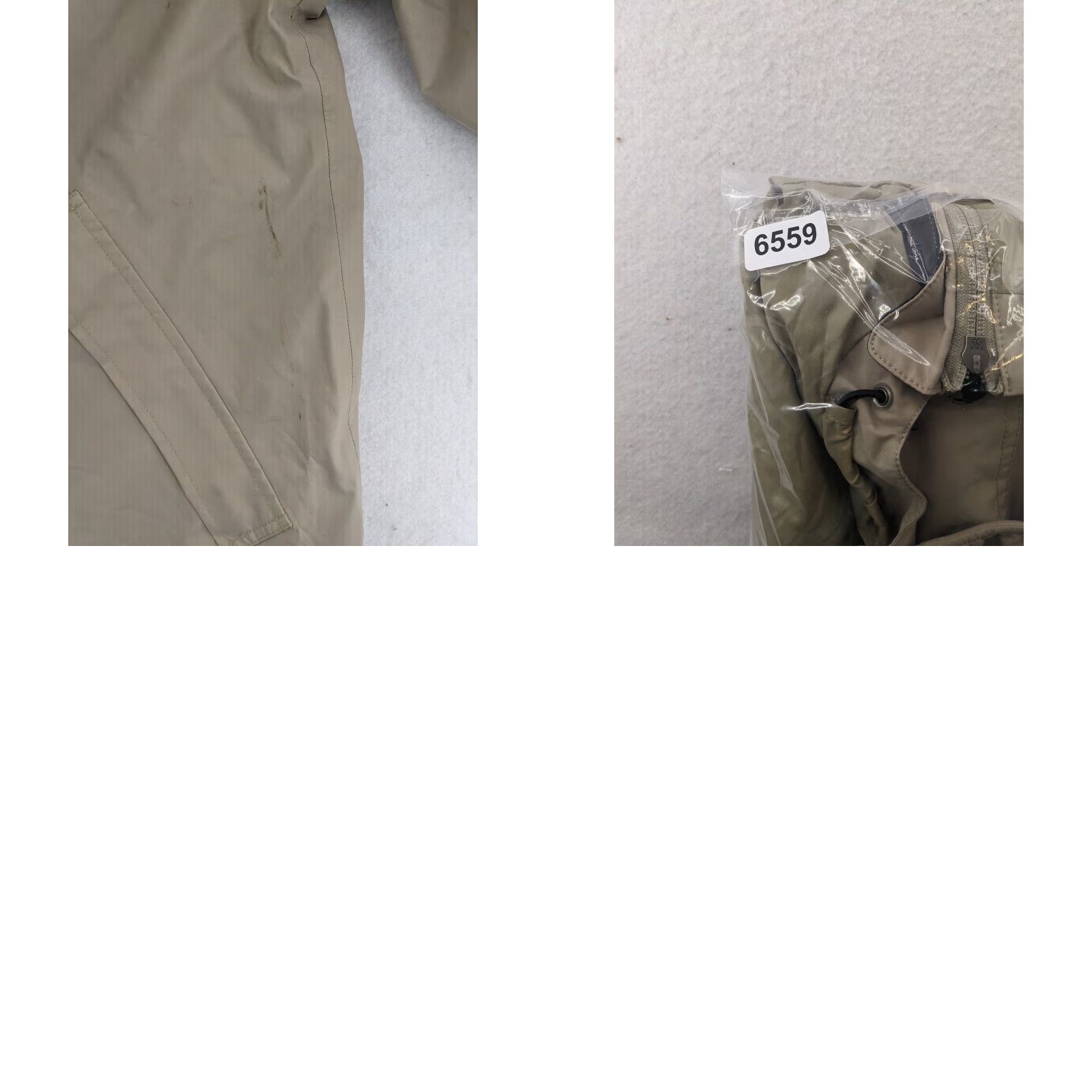 Vintage LL Bean Jacket Mens Large Beige Full Zip Up Windbreaker Coat Shirt? Size US L / EU 52-54 / 3 - 9 Thumbnail