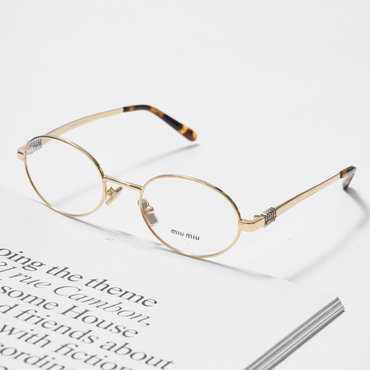 Miu Miu MIU MIU 0MU 50ZV 5AK1O1 GLASSES Size ONE SIZE - 2 Thumbnail
